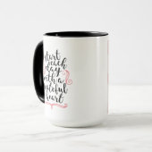 Start each day mug tasse (Vorderseite Links)