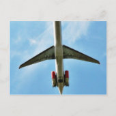 Start eines Großflugzeuges Postkarte (Vorderseite)