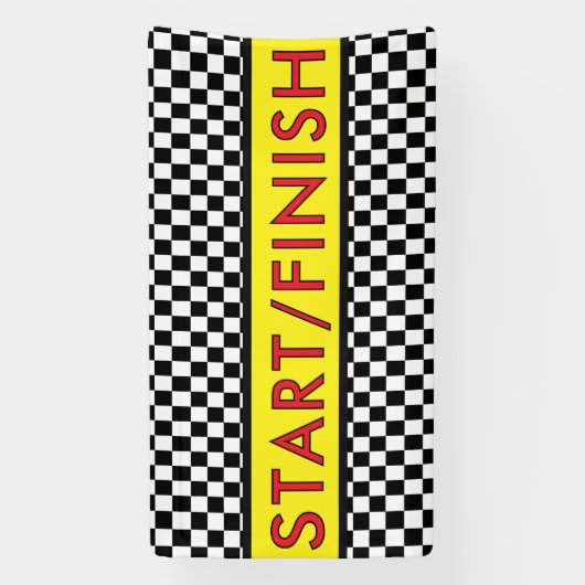 START/ finish Racing running Banner (Vertikal)