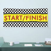 START/ finish Racing running Banner (Messe)