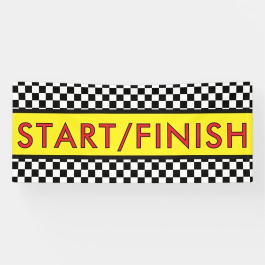 START/ finish Racing running Banner (Horizontal)