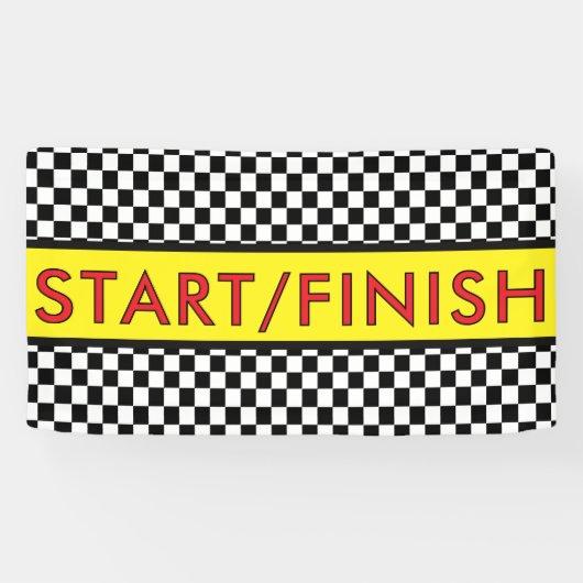 START/ finish Rennlauf Banner (Horizontal)