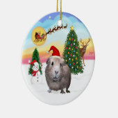 Start - Guinea Schweinefleisch Nr. 2 Keramik Ornament (Rechts)