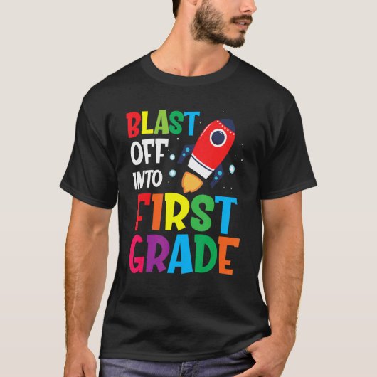 Start in den ersten Schultag T-Shirt (Vorderseite)