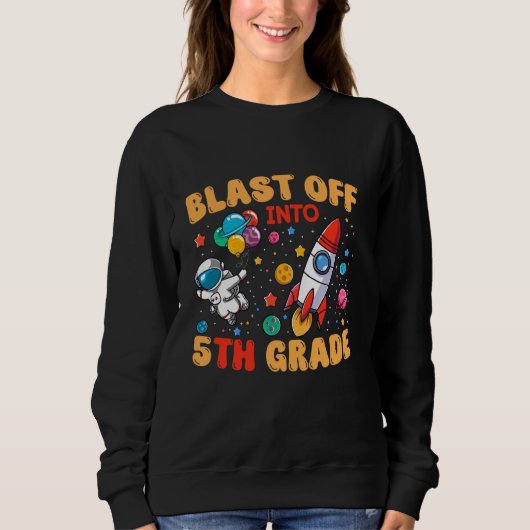 Start in den fünften Astronautenraum Lover S Sweatshirt (Vorderseite)