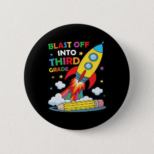 Start ins dritte Schuljahr Erster Schultag Button