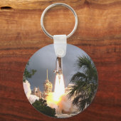 Start mit Palmen Schlüsselanhänger (Vorderseite)