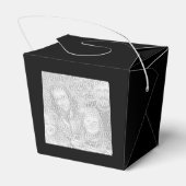 Start-out Gevor Box Einfache Vorlage schwarz Geschenkschachtel (Rückseite)