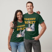 Start-Rakete lustig T-Shirt (Unisex)