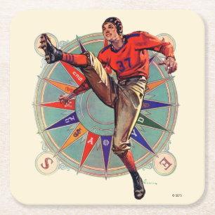 Start Rechteckiger Pappuntersetzer