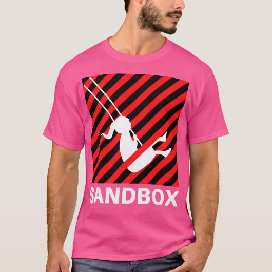 Start - Sandbox-Logo (Schwarze Version) T-Shirt (Vorderseite)