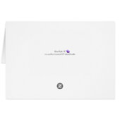 Start School Card Girl mit Fahrrad (Rückseite Horizontal)