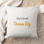 Start Small, Dream Big Nursery Pillow Kissen (Decke)