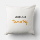Start Small, Dream Big Nursery Pillow Kissen (Vorderseite)
