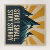 Start Small. Stay Steady Puzzle (Horizontal)