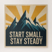 Start Small. Stay Steady Puzzle (Vertikal)