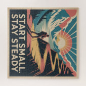 Start Small. Stay Steady Puzzle (Horizontal)