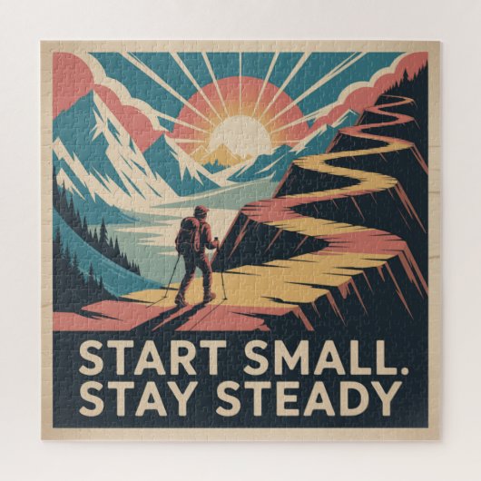 Start Small. Stay Steady Puzzle (Vertikal)