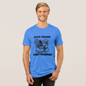 Start Squawing v1 Tri-Blend Shirt (Vorderseite voll)