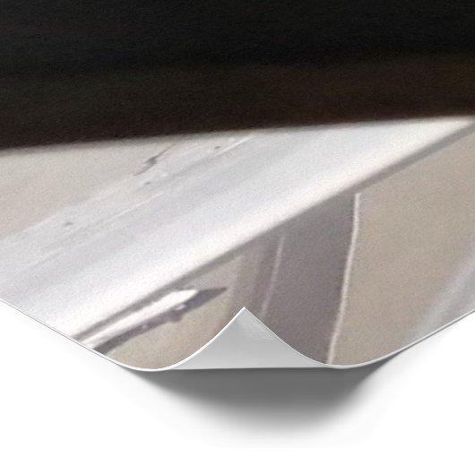 Start vom Flughafen Van Nuys Poster (Ecke)