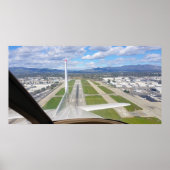 Start vom Flughafen Van Nuys Poster (Vorne)