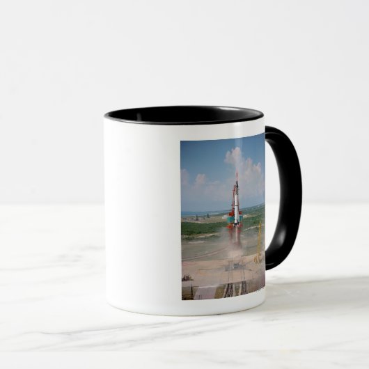 Start von Freedom 7 Fotografen Tasse (VorderseiteRechts)