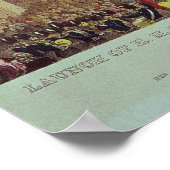 Start von H.M.S. Royal Albert, Screw Steamer Poster (Ecke)