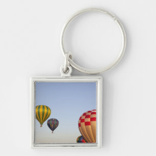 Start von Heißluftballons Schlüsselanhänger