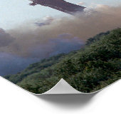 Start von Mercury Atlas 9 Raketenfotos Poster (Ecke)