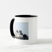 Start von Mercury Atlas 9 Raketenfotos Tasse (Vorderseite Links)