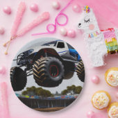 Start von Monster Truck, Pappteller (Party)