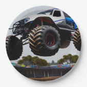 Start von Monster Truck, Pappteller (Vorderseite)
