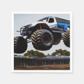 Start von Monster Truck, Serviette (Vorderseite)
