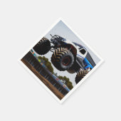 Start von Monster Truck, Serviette (Ecke)