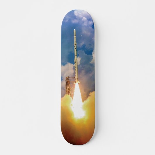 Start von NASA-Scout-Raketen Skateboard (Vorne)