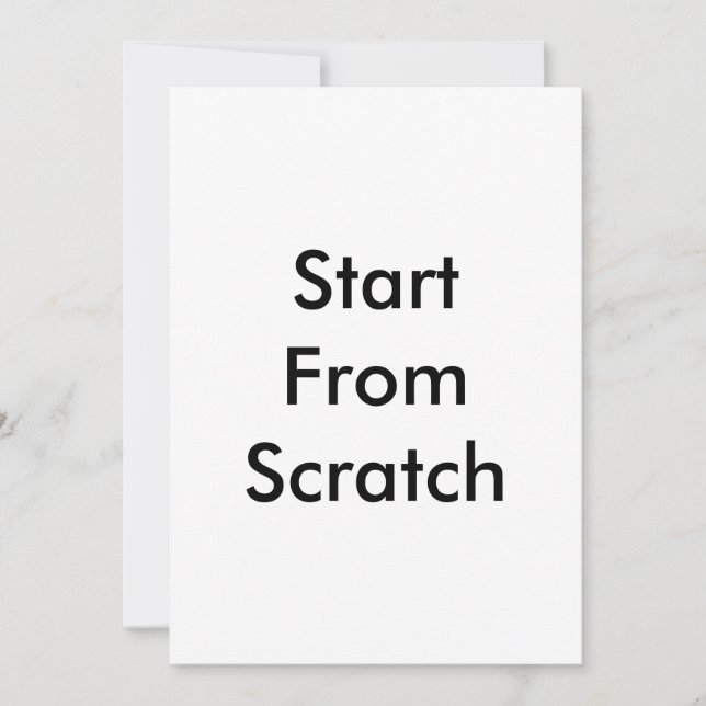 Start von Scratch (Vorderseite)