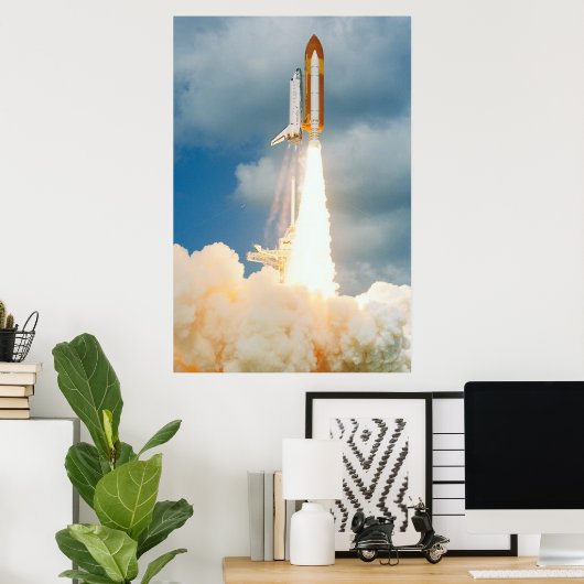 Start von Space Shuttle Discovery (STS-114) Poster (Heimbüro)