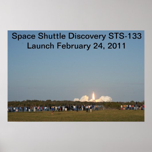 Start von STS-133 Poster (Vorne)