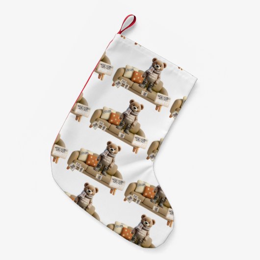 Start Where You Are Christmas Stocking Kleiner Weihnachtsstrumpf (Vorderansicht (hängend))