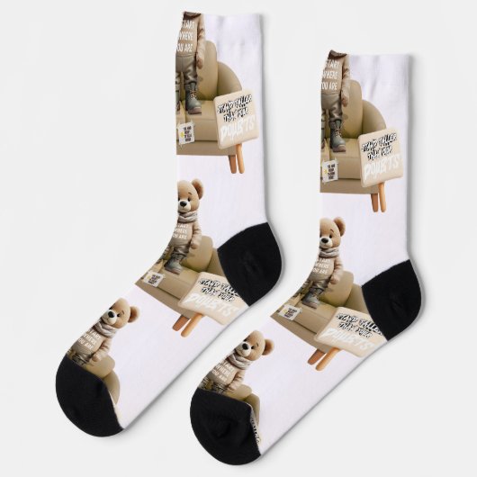 Start Where You Are Crew Socks Socken (Linkes Detail)