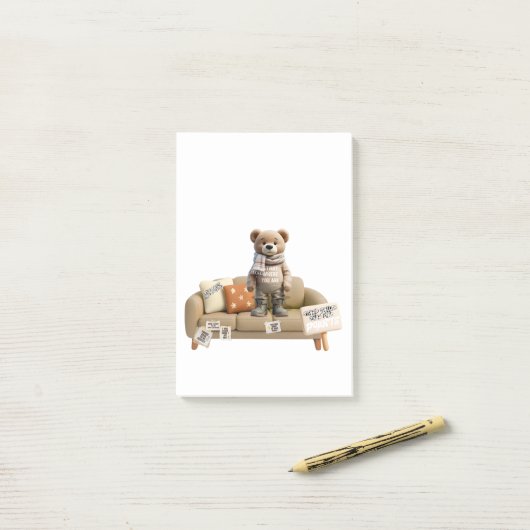 Start Where You Are Post-It Notes Post-it Klebezettel (Auf Schreibtisch)