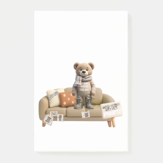 Start Where You Are Post-It Notes Post-it Klebezettel (Vorderseite)