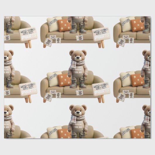 Start Where You Are Wrapping Paper Geschenkpapier (Flach)