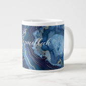 Start With Bismillah Jumbo-Tasse (Vorderseite Rechts)