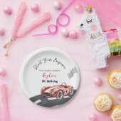 Start Your Engine Any Age Birthday Pappteller (Party)