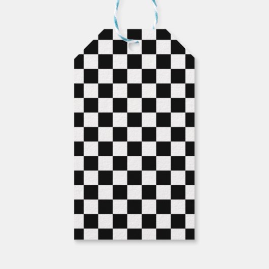 Start Your Engines! Fun Racing Driver Birthday Geschenkanhänger (Rückseite)