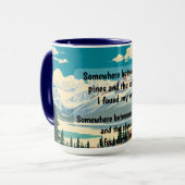 Start your morning in a state of mountain grace. T Tasse (Vorderseite Links)