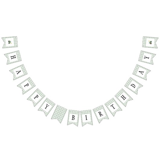 Start Your Tractor Birthday Bunting Flag Wimpelkette (Alle)