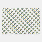 Start Your Tractor Children B-Day Wrapping Sheets Geschenkpapier Set (Vorderseite)