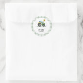 Start Your Tractor Rundsticker Runder Aufkleber (Tasche)